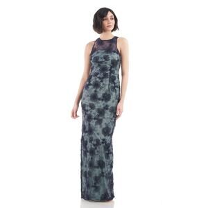 JS Collections NWT Sleeveless Carter Column Gown Blue Size 10